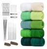 Kit De Lana Para Feltrar, 10 Colores, Incluye Agujas 0