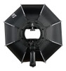 Softbox Octogonal Plegable Para Flashes De Zapata 90cm 5
