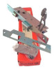 Cerradura Angosta Candex 120 Pasador Rectangular Niquelado 1