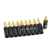 10 Piezas 4mm Oro Banana Plateado Conector Altavoz Cable Cab 1