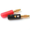 10 Piezas 4mm Oro Banana Plateado Conector Altavoz Cable Cab 2
