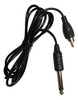 Clip Cord Strong Ficha Rca Negro. 0