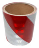 Cinta Reflectiva Univ. 10cmx2m Rojo/blanco 0
