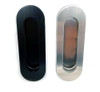 Cubeta Tirador Manija Puerta Corrediza  Negro O Acera X 2 Un 0