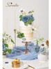 ~? Serwalin Flores Artificiales Azul Blanco Pastel Flores Pa 4
