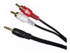 Cable Audio Estéreo 3 Metros Auxiliar Mini Plug 3.5 A 2 Rca 4