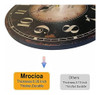 Relojes De Pared De 12 Pulgadas, Negros, Con Temática Antigu 3