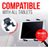 Tackform - Soporte Para Tablet Con Base De Metal Industrial 3