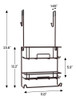 Treelen Organizador De Ducha Para Colgar Sobre La Puerta, Or 5 Treelen Organizador De Ducha Para Colgar Sobre La Puerta, Or 5