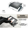 Reposa Apoya Pies Ergonomico Basculante Altura Regulable 4