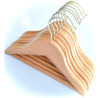 10 Perchas Infantiles De Madera Sin  Broches Premium!! 0