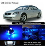 9pcs Azul Bombillas De Led De Interior Para Nissan Altima 20 1