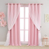 Sofjagetq Cortinas Cortas Con Transparencia, Cortinas Opacas 0