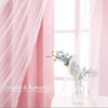 Sofjagetq Cortinas Cortas Con Transparencia, Cortinas Opacas 3
