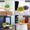Plantas Arbusto Decorativa X 4 En Maceta Artificial 2