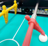 10 Pelotitas De Futbolitos Plástico Macizo Originales 2