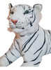 Tigre De Peluche Gigante 1.10m Blanco Y Marron 0