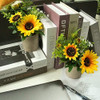 Tiyard Sunflower Decor Plantas Artificiales En Macetas Flor 4