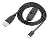 Cable Alimentacion Raspberry Llave On/off Micro Usb - Usb 0