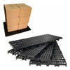 Kit 8 Estrado Piso Pallet Plástico Resistente Preto  25x50 0