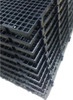 Kit 8 Estrado Piso Pallet Plástico Resistente Preto  25x50 6