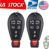 2 X Entrada Sin Llave Clave 433mhz Control Remoto Para Dodge 1