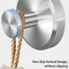Soporte De Toallas De Acero Inoxidable X2  Con Ventosa 6