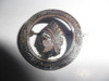 Apache Cabeza Indio Aborigen Prendedor  Circular  Metalico 0