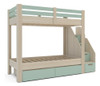 Cama Cucheta Infantil Con Cajones Escalera Con Baul 1
