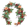~?ling's Moment Corredor De Flores De Rosas Artificiales Gui 0