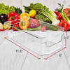 Greenco Clear Bins Contenedores Organizadores De Almacenamie 4
