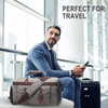 Bolsa De Lona Para Hombre, Impermeable, De Cuero 4