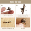 Anillos De Bronce Para Decorar Cajones Y Joyería, 50 Piezas 4
