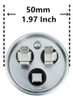 Bojack 35+5uf 35/5mfd ±6% 370v Cbb65 Condensador De Arranque 1