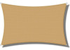 Media Sombra Toldo Vela Rectangular Beige 98% 3m X 4m 0