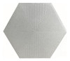 Cerámica Revestimiento Pared Hexagonal Gris Claro C/relieve 0 Cerámica Revestimiento Pared Hexagonal Gris Claro C/relieve 0