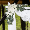 Cocoboo Artificial Flower Swag Wedding Arch Decor 2pcs Rose 2