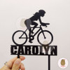 Cake Topper Adorno Torta - Ciclista Bicicleta Personalizable 2