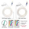 Glpe Cuerda De Luces Led Con Alimentacin Usb, Paquete De 2 X 4