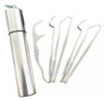 Limpieza Dental Pack 7 Piezas De Acero Inoxidable + Estuche 0