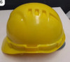 Casco De Protección Con Arnés Amarillo De Trabajo. Oferta 1
