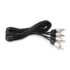 10 Pies Rca A Rca Cable De Audio 2 Oro Doble Enchufe Rojo Bl 2