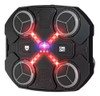 Máquina De Boxe Musical Preto De Parede Com Luvas, Protetor 1