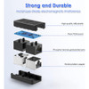 Dingsun Acoplador Rj45, Acoplador En Linea Play And Plag, Ac 3