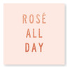 X&o Paper Goods Pink ''rosé All Day'' Servilletas De Bebidas 0