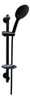Panel Columna Negro De Ducha Altura Regulable Duchero 21214 0
