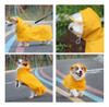 Poncho Ao Ar Livre, Capa De Chuva, Capuz Médio Para Cães, Ja 2