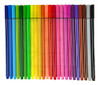Caneta De Ponta Fina 24 Cores Versátil Colorir Kit Escolar 0