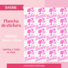 Sticker Calcomanía Vinilo Barbie 0