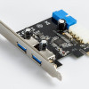 2 Puertos Usb 3.0 Pci-e De Expansión Tarjeta 19pin Encabezad 5